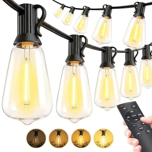 MGVIH 65ft Outdoor Patio String Lights